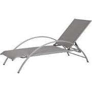 Limone aluminium ligbed - taupe - taupe textileen