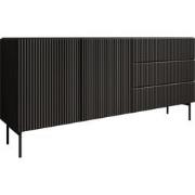 Meubella - Marajo - Dressoir - Zwart - 177 cm