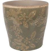 Clayre & Eef Bloempot Ø 14x13 cm Groen Keramiek