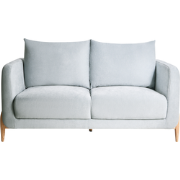 GIMO - Tweezitsbank - Lichtblauw - Chenille