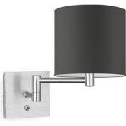 Moderne wandlamp Bling - antraciet - wandlamp Swing inclusief lampenka...