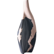 LAGOS - Decovaas - Beige/Zwart - Mangohout