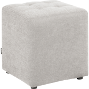 KANSAS  - Voetenbank - Lichtgrijs - 38 cm - Polyester