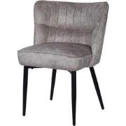 PTMD - Eetkamerstoel Marth - Beige - 60x61x81cm