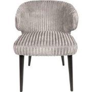 PTMD - Eetkamerstoel Fiori - Beige - 57x56x80cm