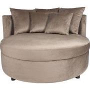 PTMD - Fauteuil Fayen - Beige - 121x121x68cm