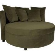 PTMD - Fauteuil Fayen - Groen - 121x121x68cm
