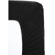 Hotel Home Collection - Jersey Hoeslaken - 140x200+30 cm - Zwart