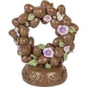 Clayre & Eef Decoratie Beeld Ei 17x11x19 cm Bruin Kunststof