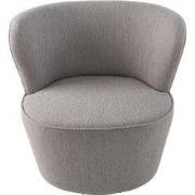 Draaibare grijze fauteuil BARNABÉ