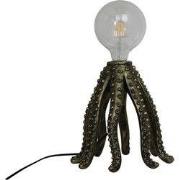 Octopus Lamp -22x25cm-Incl. grote gloeilamp-Polyresin-Goud-Housevitami...