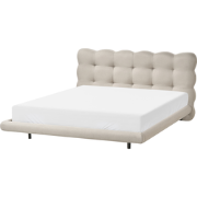 SOULISSE - Tweepersoonsbed - Beige - 160 x 200 cm - Polyester