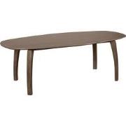 Lewis & Loft Bureau Luna - Deens ovaal - FSC® - 220x110 cm - Bruin