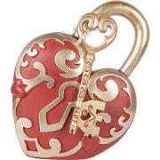 Clayre & Eef Decoratie Beeld Hart 22x9x30 cm Rood Kunststof