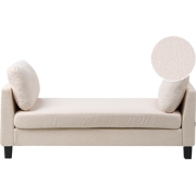 ARCHIANE - Chaise longue - Gebroken wit - Bouclé