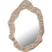 PTMD Morina Champagne Alu Mirror Organic Oval Shape