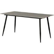 Eettafel Jules Sintered Stone Marmerlook Grijs