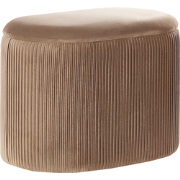 RICHLAND - Poef - Beige - Fluweel