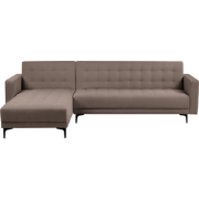 ABERDEEN - Hoekbank - Taupe - Rechtszijdig - Stof