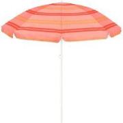 Mica Decorations Stripe Strandparasol - H180 x Ø160 cm - Lichtroze