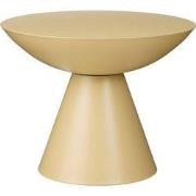 Mica Decorations Celise Bijzettafel - H44 x Ø59 cm - Metaal - Beige