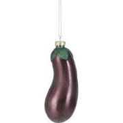 House of Seasons Kerst Ornament Aubergine - H14 x Ø5 cm - Paars