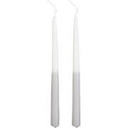 Mica Decorations Dip-dye Dinerkaars - Set van 2 - H30 cm - Lichtgrijs