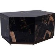 PTMD Rayn Petrified Wood Black Coffeetable M