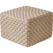 NALLI - Buitenpoef - Taupe - Synthetisch materiaal