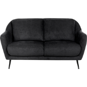 EIBY - Tweezitsbank - Zwart - Chenille