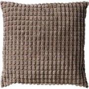 ROME - Kussenhoes 45x45 cm - 100% polyester - effen kleur - Driftwood ...