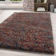 Hoogpolig vloerkleed - Lorium gemeleerd terra/blauw/beige - 280 X 380 ...