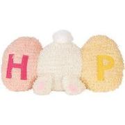 Clayre & Eef Sierkussen Konijn 36x12x20 cm Wit Polyester