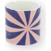 Pot - Flowerpot - Swirl - Blue/Pink - 12.5x12.5x13cm