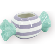 Pot - Flowerpot - Toffee Candy - Mint/Lilac - 21x9.5x9.5 cm