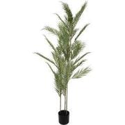 Clayre & Eef Kunstplant 25x25x180 cm Groen Kunststof