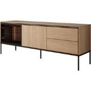 Meubella - Vicious - TV-Meubel met LED - Eiken - 167x41x62 cm