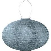 LUMIZ Solar tuinverlichting Mosaic Oval - 40 cm - Grijs Blauw