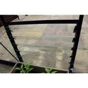 Tuinkas Louvreraam 6L Veiligheidsglas - Groen