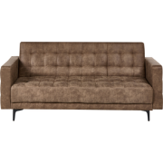 ABERDEEN - Driezitsbank - Bruin - Kunstleer