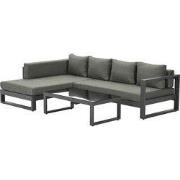 Garden Impressions Esmee loungeset rechts carbon black mystic grey