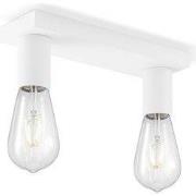 Home sweet home opbouwspot Nitro 2 lichts - wit