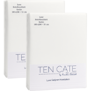 Ten Cate Katoensatijnen Hoeslaken - 90x200 - Naturel
