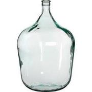 Mica Decorations Diego Fles Vaas - H56 x Ø40 cm - Gerecycled Glas - Tr...