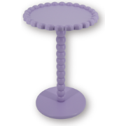 Side Table - Round - Lilac - MDF - 38X55cm