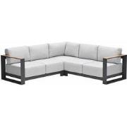 Garden Impressions Malakka loungebank 3-delig - light teak look