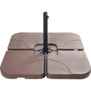 CARIA - Parasolvoet - Taupe - Synthetisch materiaal