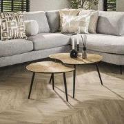 Arno Salontafelset Nier Metaal Antiek Goud (2-delig)