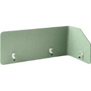 FOLDY - Bureauscherm - Lichtgroen - 120 x 60 x 50 cm - Synthetisch