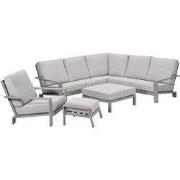 Garden Impressions Coba hoek loungeset 6-delig - taupe